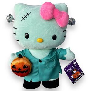 HALLOWEEN HELLO KITTY FRANKENSTEIN PLUSH GREETER 2024 NEW WITH TAGS